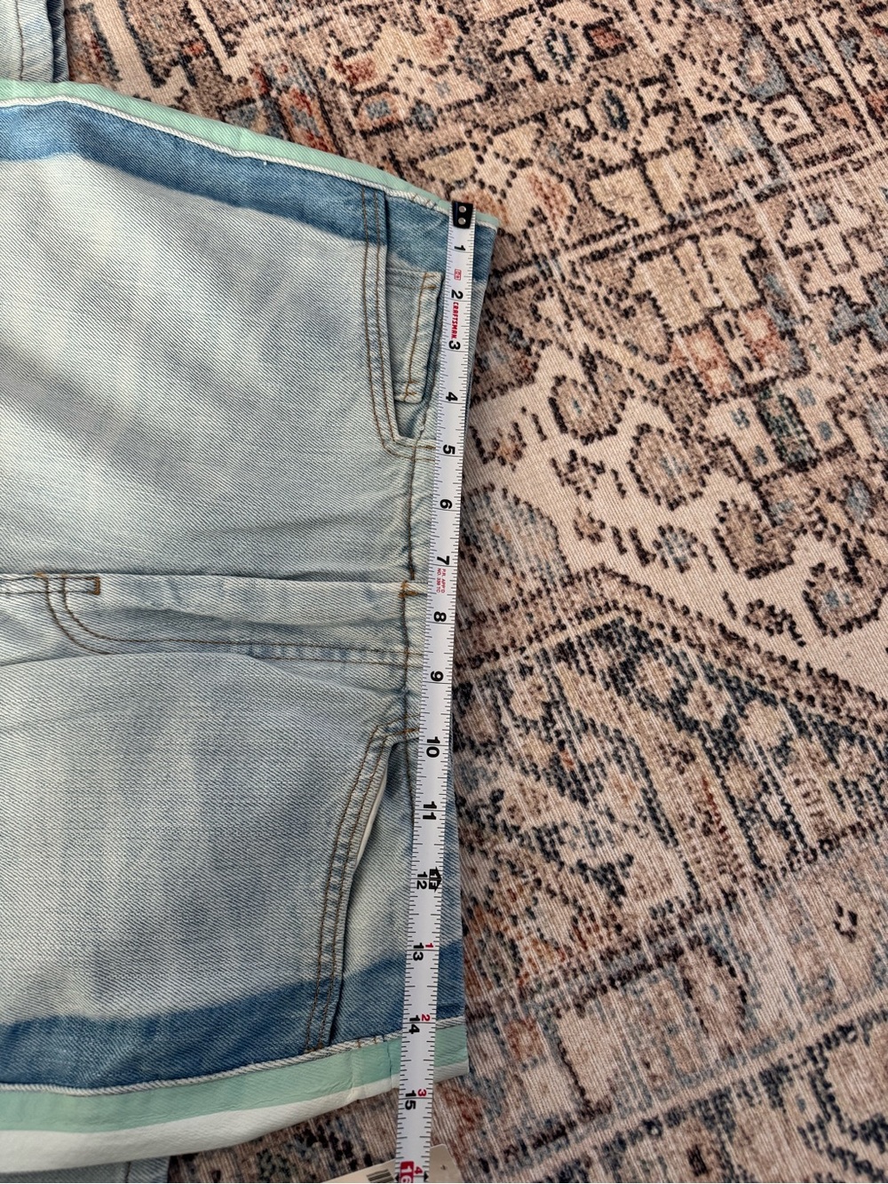 Pilcro Light Blue Wide-Leg Denim Jeans - Picture 16 of 16